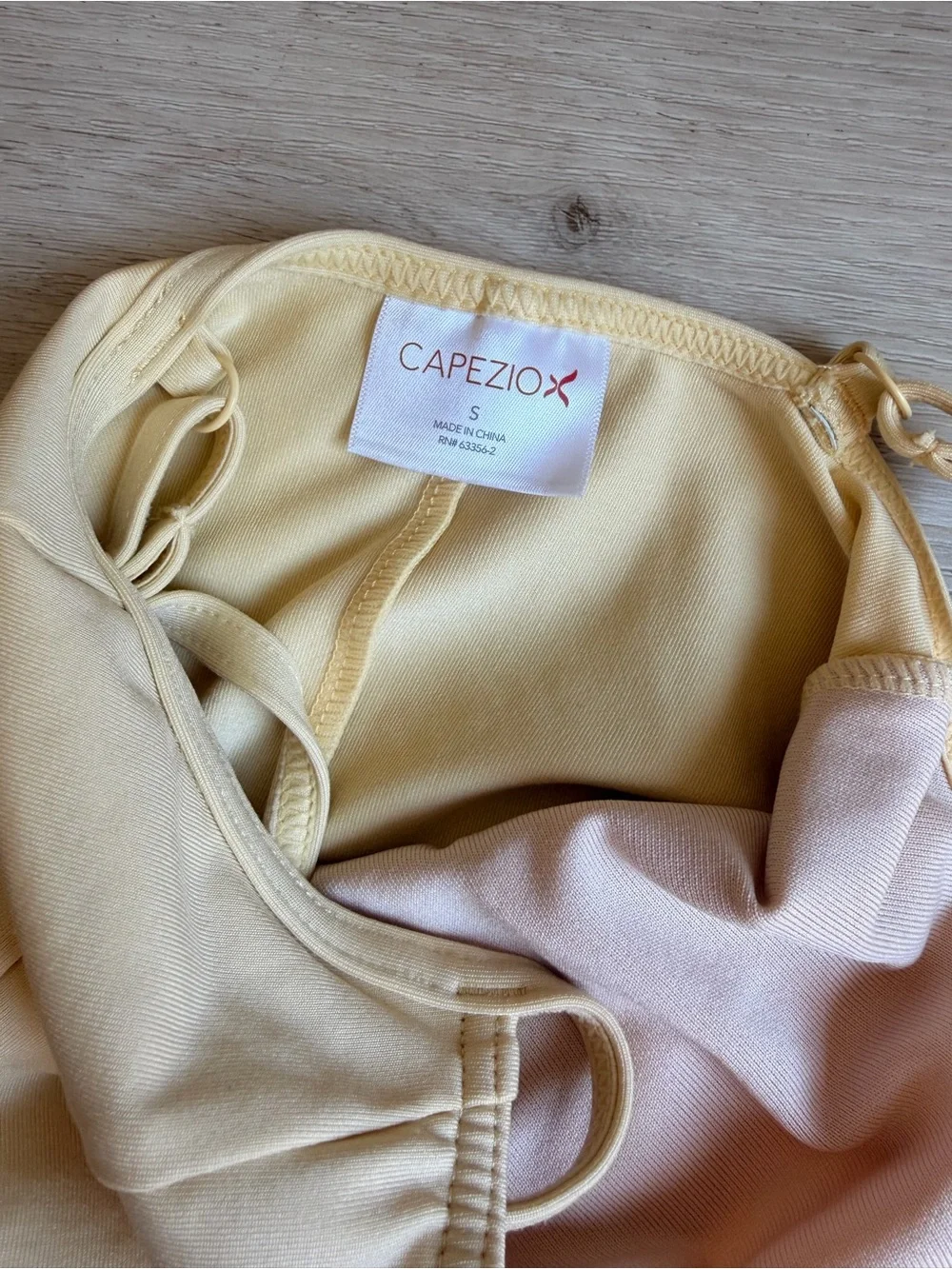 Capezio butter yellow dance Leotard